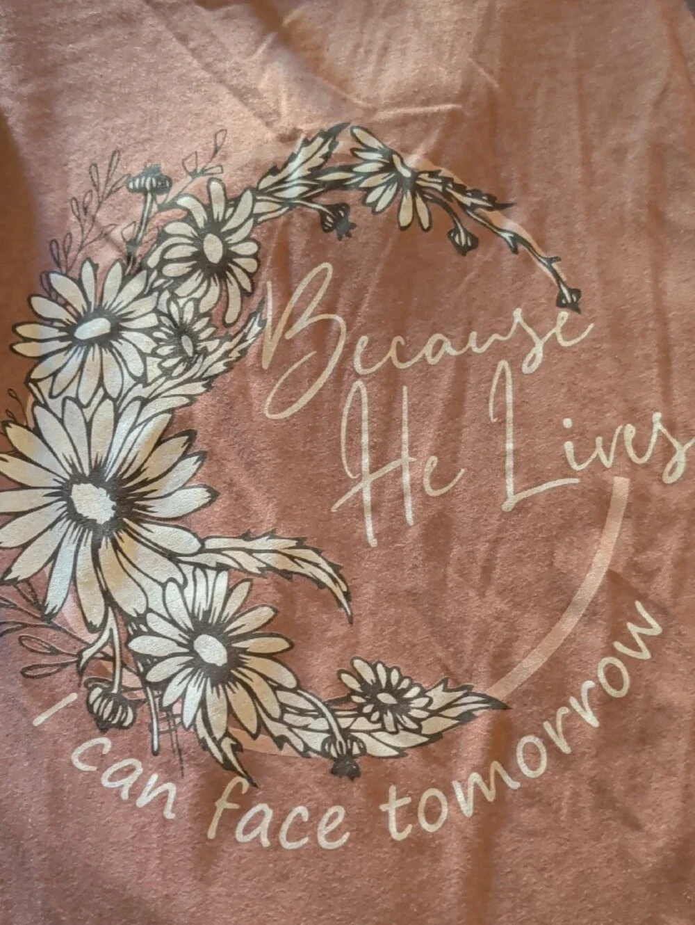 Woman's Floral Graphic Tee - Pink